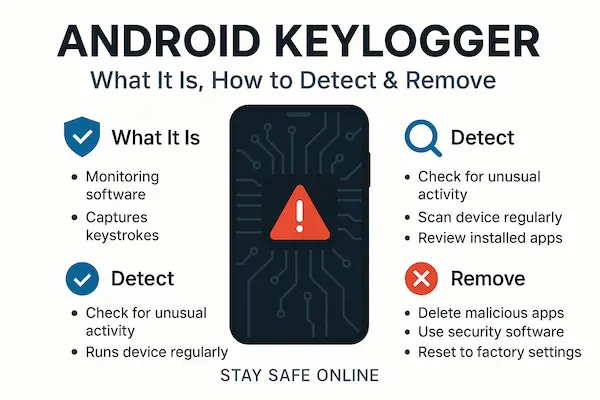 Android Keylogger: Risks, Legality, Detection & Safer Alternatives (2026 Guide) 1 Android Keylogger: What It Is, How to Detect & Remove