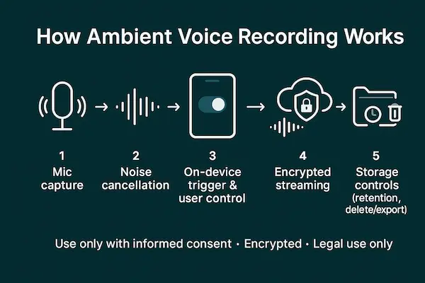Ambient Voice Recording / Live Audio Stream 1 How Ambient Voice Recording Works