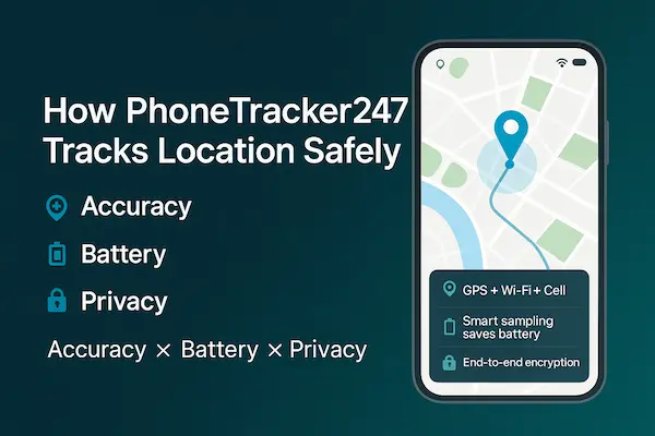 Track Phone Location 2 How PhoneTracker247 Tracks Phone GPS Location Safely