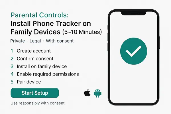 Parental Controls: Install Phone Tracker on Family Devices