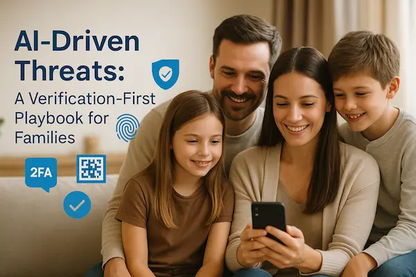 ai driven threats a verification first playbook for families