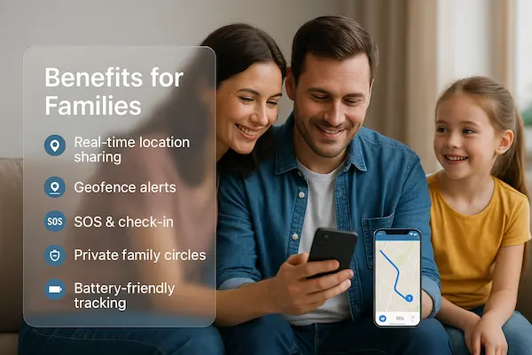 Family GPS Tracker 2026 – How Real-Time Location Sharing Keeps Children Safe and Parents at Ease 3 Benefits for Families