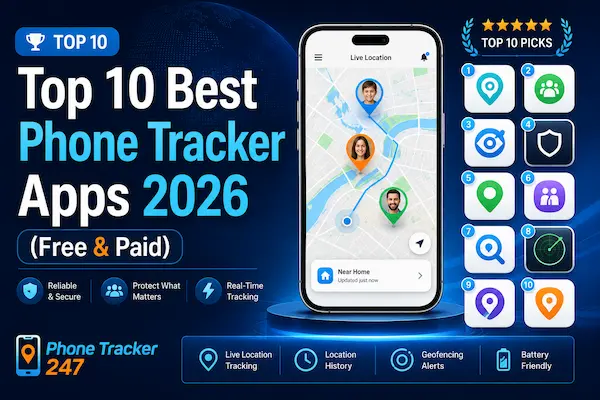 Top 10 Best Phone Tracker Apps 2026 (Free & Paid)