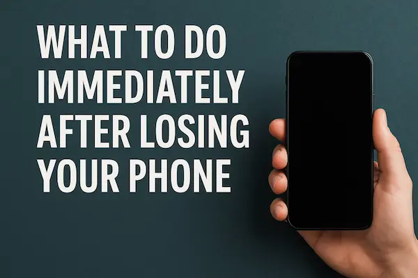 How to Track Lost Phone or Stolen Phones - Recover Devices in Minutes 4 What to Do Immediately After Losing Your Phone