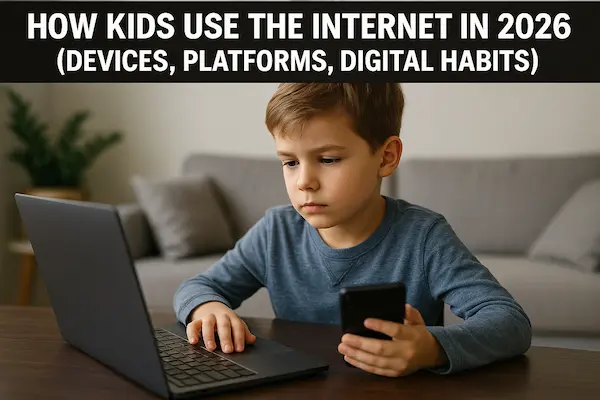 Online Safety for Kids 2026: Complete, Evidence-Based Guide for Parents and Schools 4 How Kids Use the Internet in 2026 (Devices, Platforms, Digital Habits)