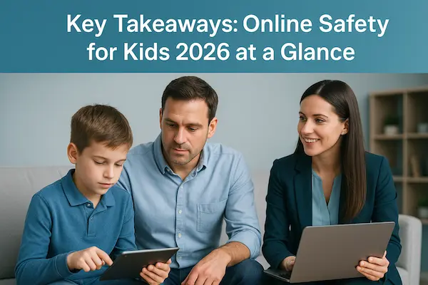 Online Safety for Kids 2026: Complete, Evidence-Based Guide for Parents and Schools 2 Key Takeaways: Online Safety for Kids 2026 at a Glance