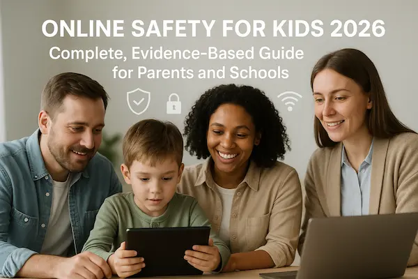 Online Safety for Kids 2026: Complete, Evidence-Based Guide for Parents and Schools 1 Online Safety for Kids 2026: Complete, Evidence-Based Guide for Parents and Schools