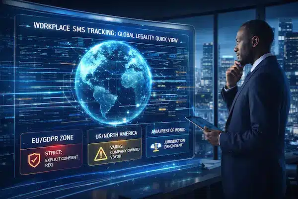 Is SMS Tracking at Work Legal A Quick Global Answer