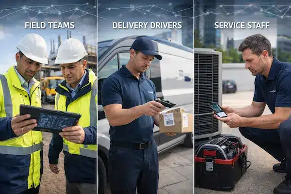 Real Use Cases: Field Teams, Delivery Drivers and Service Staff