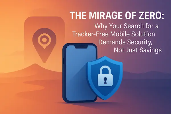 The Mirage of Zero: Why Your Search for a Tracker Free Mobile Solution Demands Security, Not Just Savings