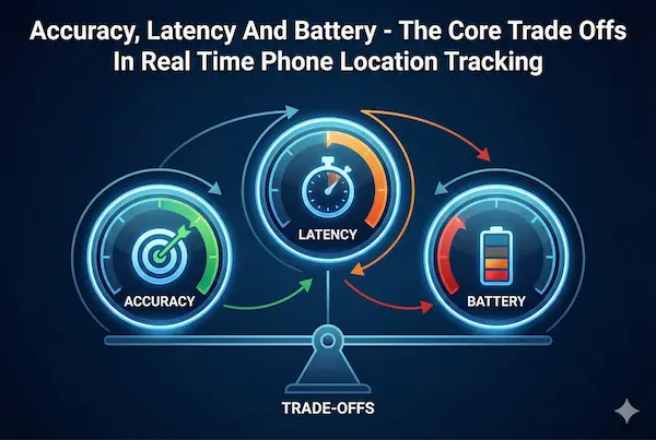 Ending the Anxiety: Why Real-Time Phone Location Tracking Finally Needs to Be Simple, Accurate, and Trustworthy 4 Accuracy, Latency And Battery - The Core Trade Offs In Real Time Phone Location Tracking