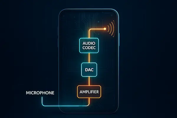 How Call Recording Works On Modern Smartphones 2 Audio Hardware And Signal Flow Inside Smartphones