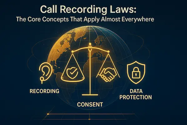 Call Recording Laws And Consent Requirements You Must Know 1 Call Recording Laws: The Core Concepts That Apply Almost Everywhere