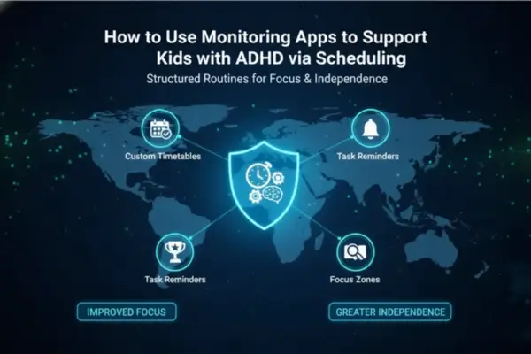 Combatting "Time Blindness": How to Use Monitoring Apps to Support Kids with ADHD via Scheduling