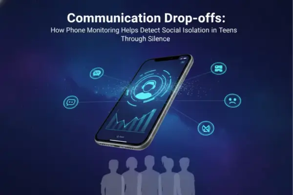 Communication Drop-offs: How Phone Monitoring Helps Detect Social Isolation in Teens Through Silence
