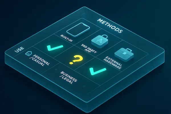 How To Record Calls On Android Legally And Safely 6 Comparison Of Android Call Recording Methods For Different Use Cases