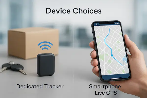 Device Choices Dedicated Trackers Or Smartphone Based Live GPS
