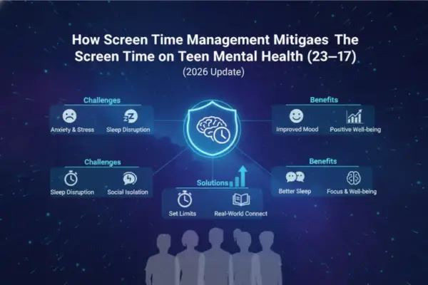 How Screen Time Management Mitigates The Impact of Screen Time on Teen Mental Health