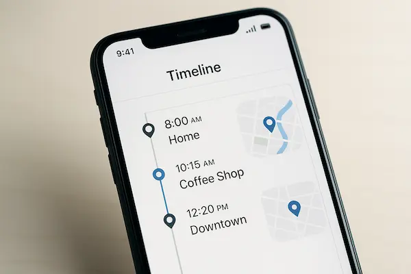 Phone Location History Tracking - Read Timeline Correctly 4 How To Read Your Phone Location History Timeline Correctly