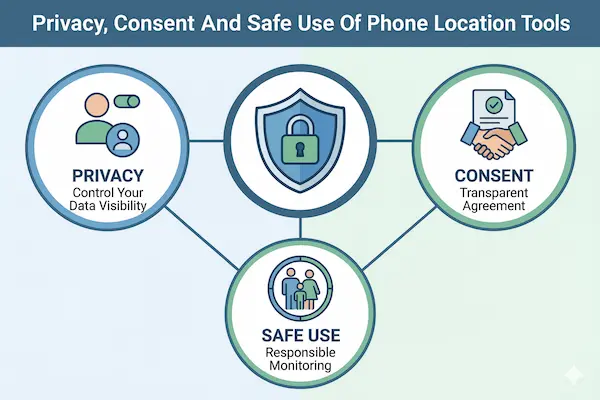 PhoneTracker247 vs Built In Phone Location Tools - What Works Best 6 Privacy, Consent And Safe Use Of Phone Location Tools