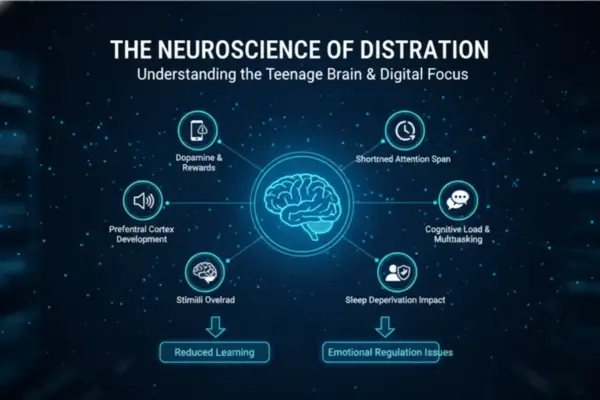 The Neuroscience of Distraction: Why We Need to Know How to Use Monitoring Apps to Support Kids with ADHD