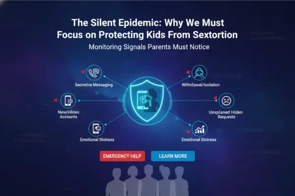 The Silent Epidemic: Why We Must Focus on Protecting Kids From Sextortion: Monitoring Signals Parents Must Notice