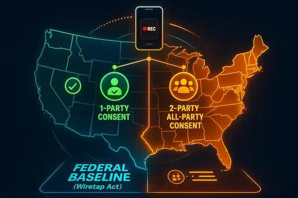 Call Recording Laws And Consent Requirements You Must Know 2 United States Call Recording Laws: Federal Baseline vs State Consent Rules