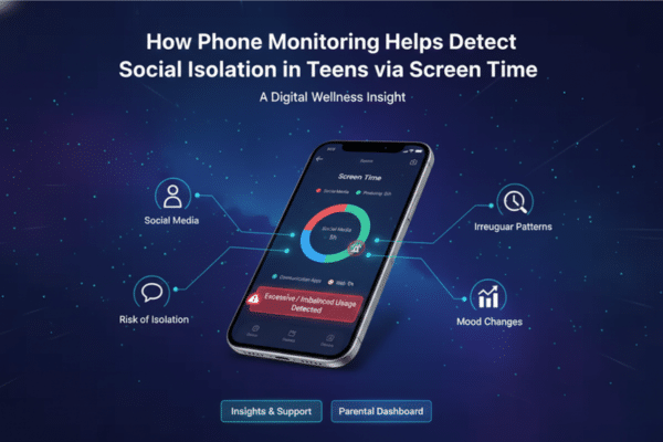 Usage Patterns: How Phone Monitoring Helps Detect Social Isolation in Teens via Screen Time