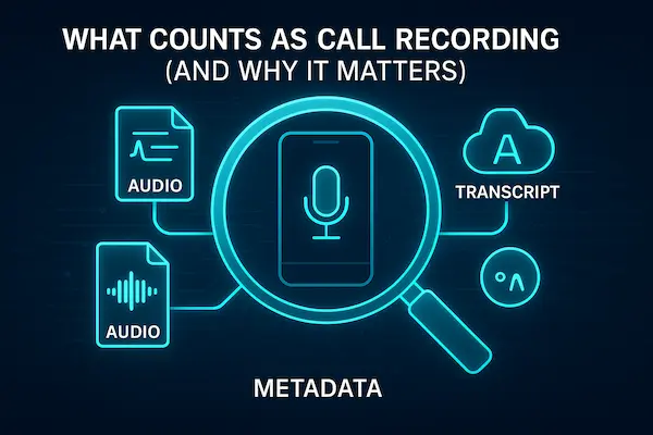 When Call Recording Becomes Illegal And How To Avoid Violations 3 What Counts as Call Recording (And Why It Matters)