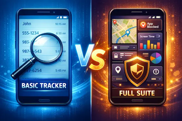 Call History Tracker vs Full Parental Control Suite: What You Really Need
