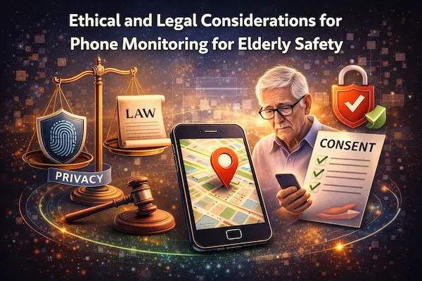 Ethical and Legal Considerations for Phone Monitoring for Elderly Safety