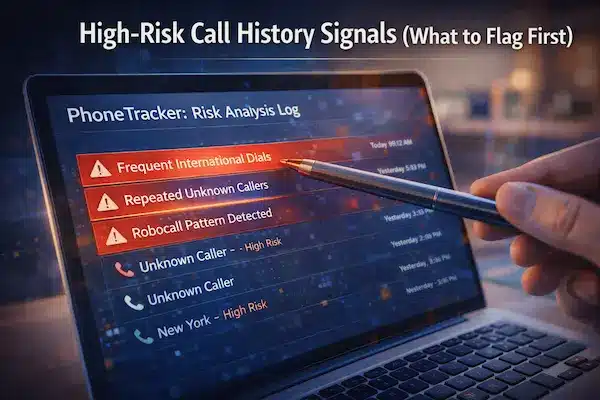 High-Risk Call History Signals (What to Flag First)