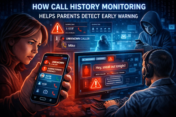 How Call History Monitoring Helps Parents Detect Early Warning Signs