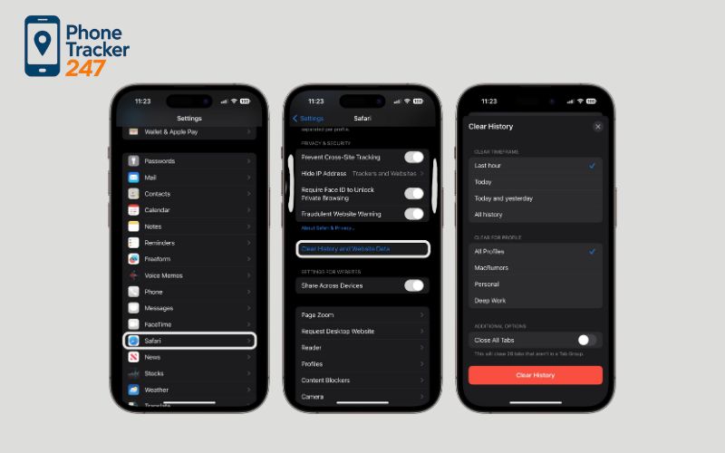 How to Ban Websites on iPhone: 8 Expert Tips for Concerned Parents 6 Clearing Safari Cache and History