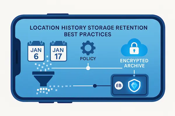 Privacy Friendly Phone Location Tracking - Best Practices Guide 5 Location History Storage and Retention Best Practices