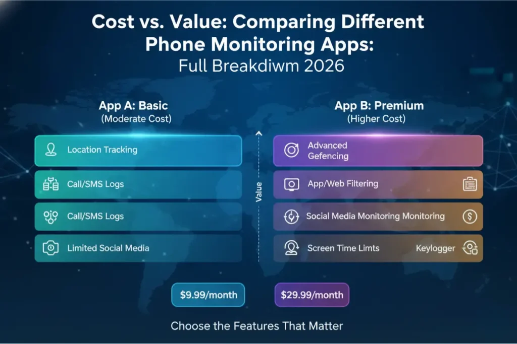 Comparing Different Phone Monitoring Apps: Full Breakdown 2026 – The Ultimate Buyer’s Guide 5 Cost vs. Value: Comparing Different Phone Monitoring Apps: Full Breakdown 2026