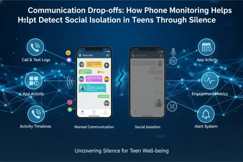 How Phone Monitoring Helps Detect Social Isolation in Teens: A Mental Health Guide 3 Communication Drop-offs: How Phone Monitoring Helps Detect Social Isolation in Teens Through Silence