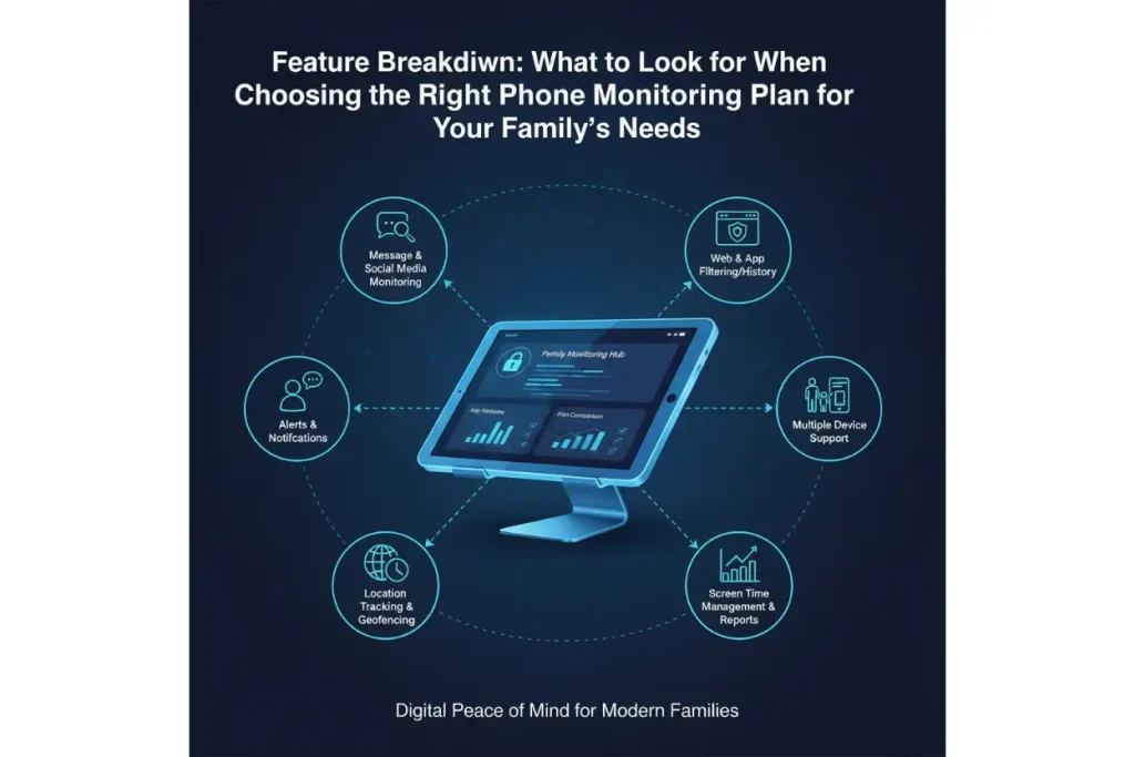 Choosing the Right Phone Monitoring Plan for Your Family’s Needs: A 2025 Guide 3 Feature Breakdown: What to Look for When Choosing the Right Phone Monitoring Plan for Your Family’s Needs