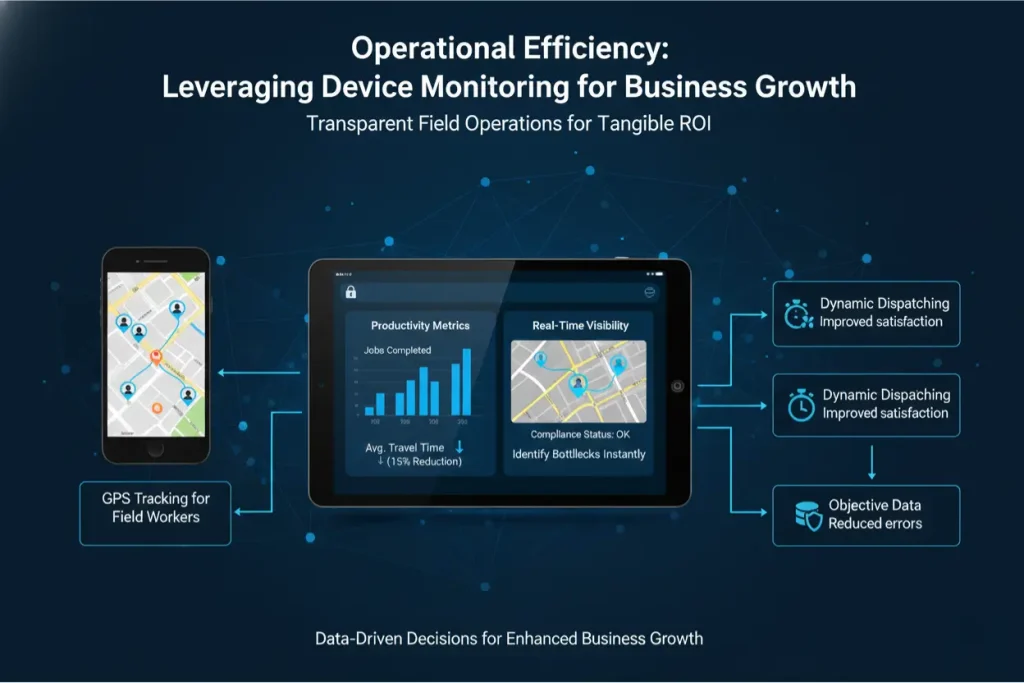 GPS Tracking for Field Workers: A Productivity & Safety Guide (2025–2026) 2 Operational Efficiency: Leveraging Device Monitoring for Business Growth