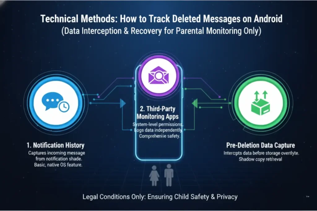 How to Track Deleted Messages on Android (Legal Conditions Only): The Definitive Parental Guide (2025) 2 Technical Methods: How to Track Deleted Messages on Android (Legal Conditions Only)