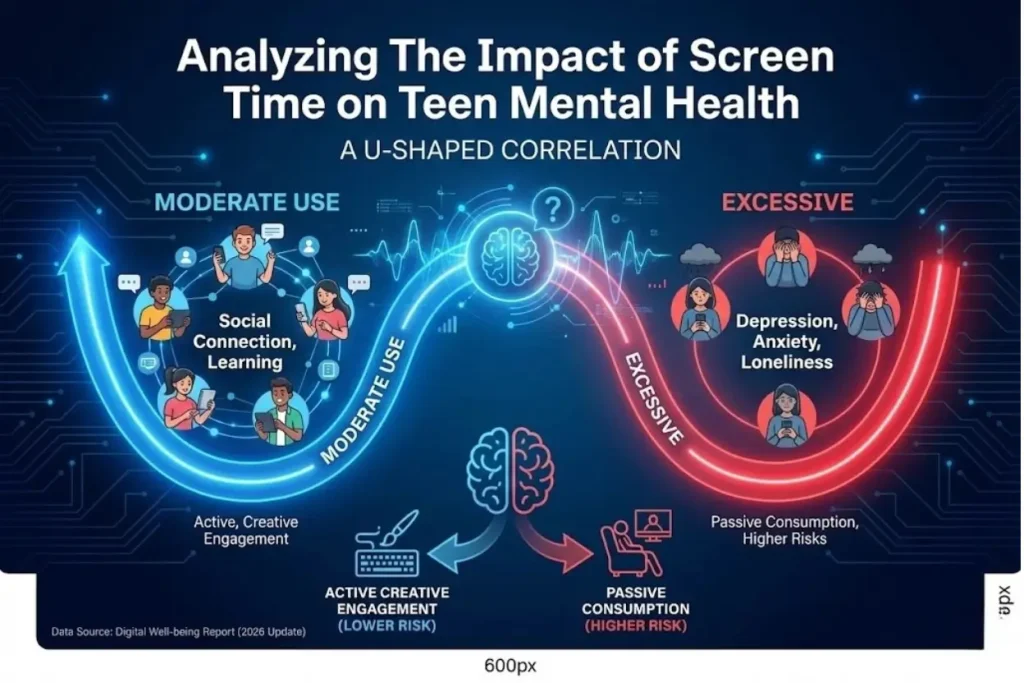 Analyzing The Impact of Screen Time on Teen Mental Health (2026 Update)
