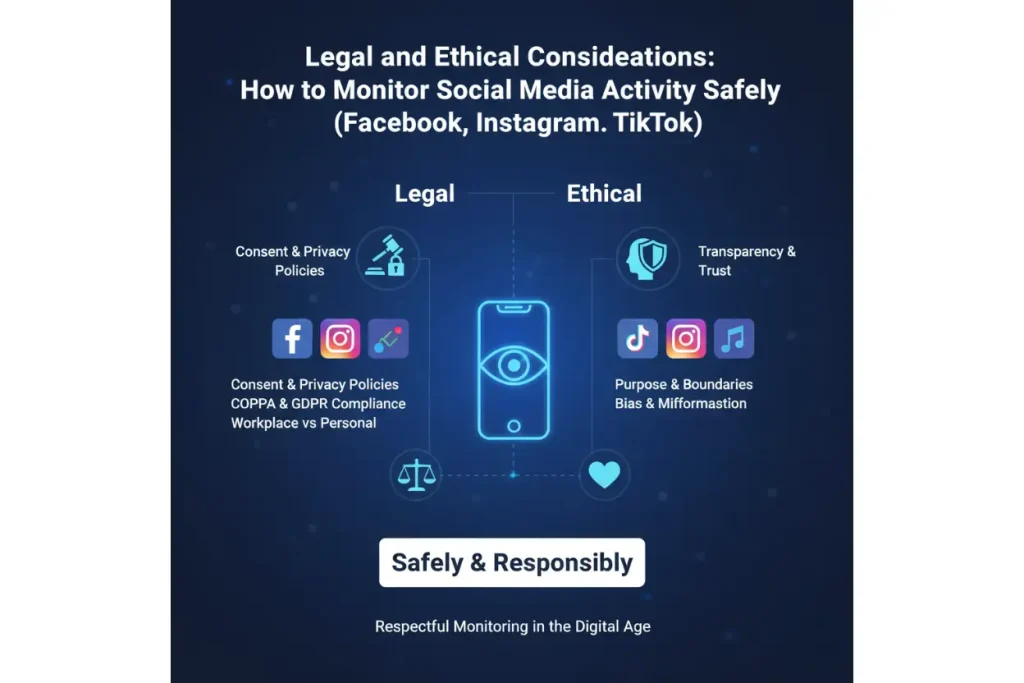 How to Monitor Social Media Activity Safely (Facebook, Instagram, TikTok): The 2025 Parent’s Guide) 5 Legal and Ethical Considerations: How to Monitor Social Media Activity Safely (Facebook, Instagram, TikTok)