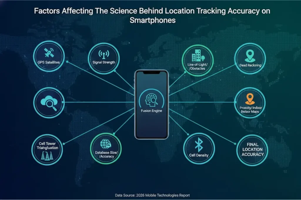 Factors Affecting The Science Behind Location Tracking Accuracy on Smartphones