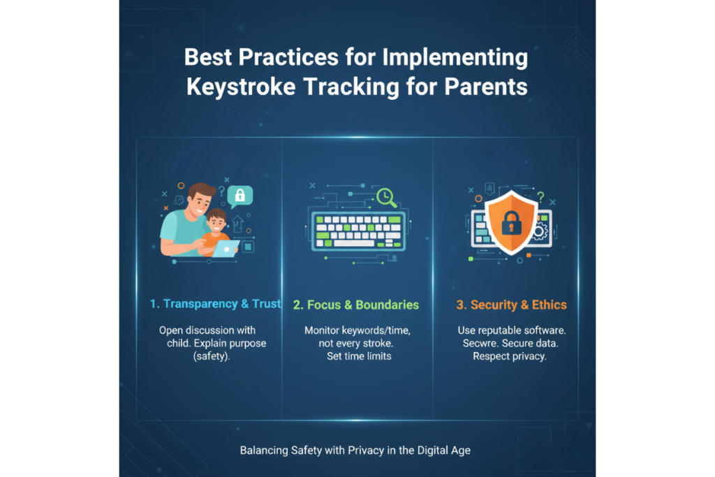 Keystroke Tracking for Parents: What You Can (and Can’t) Monitor Legally and Effectively 5 Best Practices for Implementing Keystroke Tracking for Parents