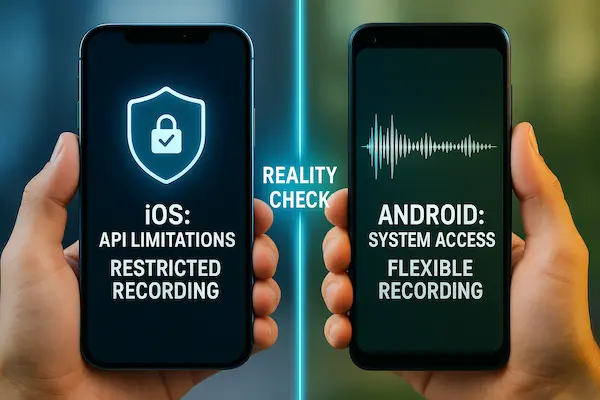 How To Choose A Call Recording App You Can Actually Trust 3 Platform Reality Check: iPhone vs Android Limitations