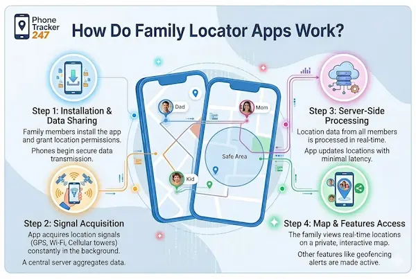 What Is a Family Locator App and Who Should Use It? 2 How Do Family Locator Apps Work?