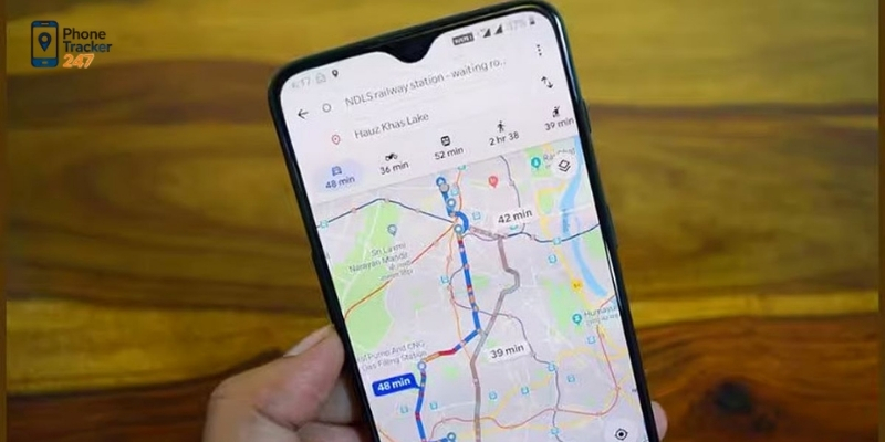 trace mobile number location on google map