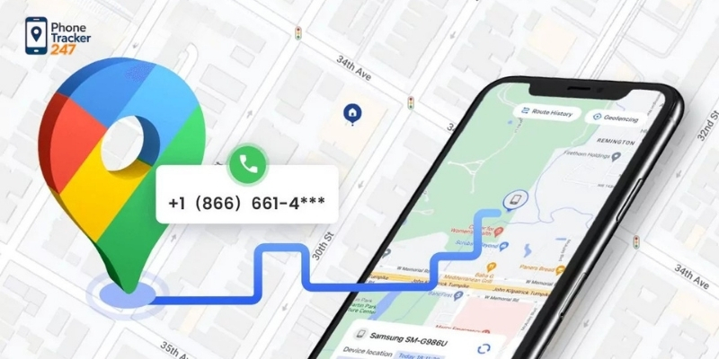 trace mobile number location on google map