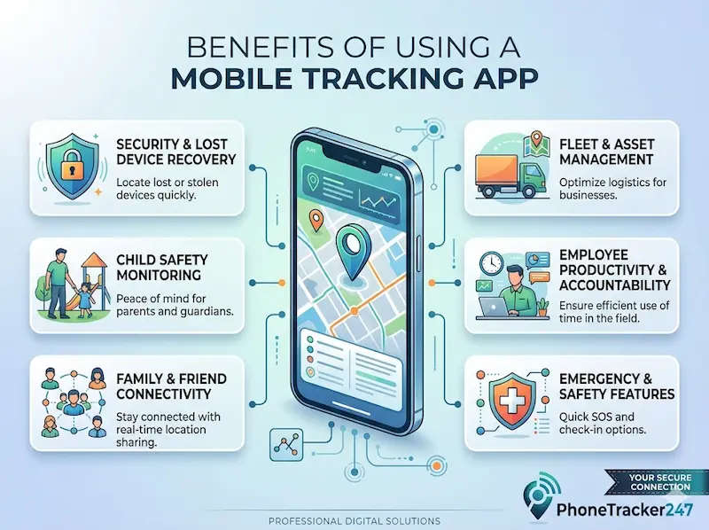 Benefits of Using a Mobile Tracking App