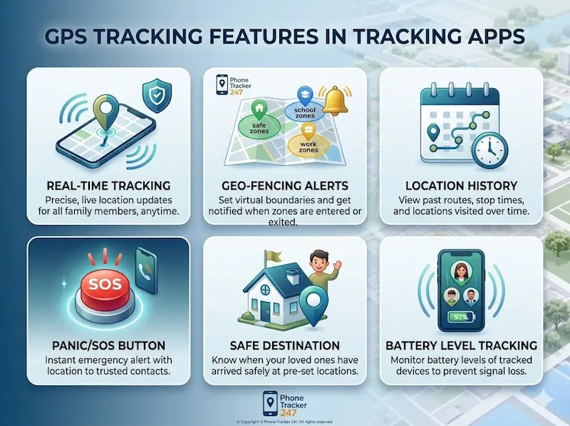 GPS Tracking Features in Tracking Apps